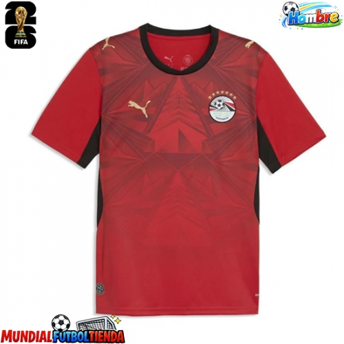 Camiseta Egipto Primera Equipación Replica Mundial 2026 mangas cortas